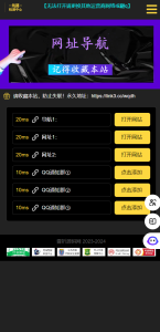 网址导航引导页面H5源码_自动检测域名延迟