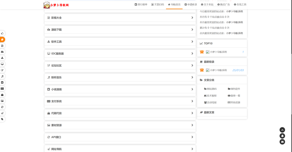图片[2]-总裁导航系统源码小萝卜修复版-博客喵