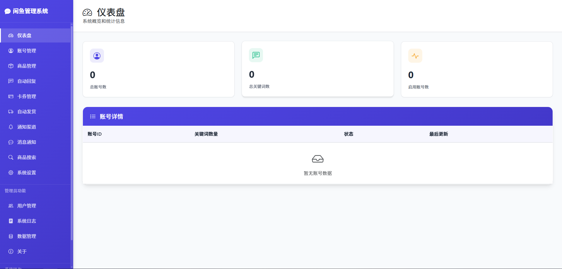 闲鱼自动回复/自动发货/卡券管理-管理系统，开源多方式搭建部署-博客喵