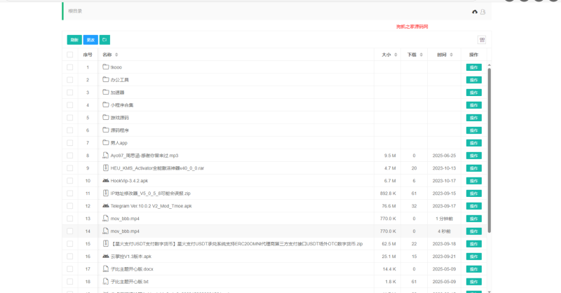 蓝奏云网盘挂载直链解析下载源码_全开源