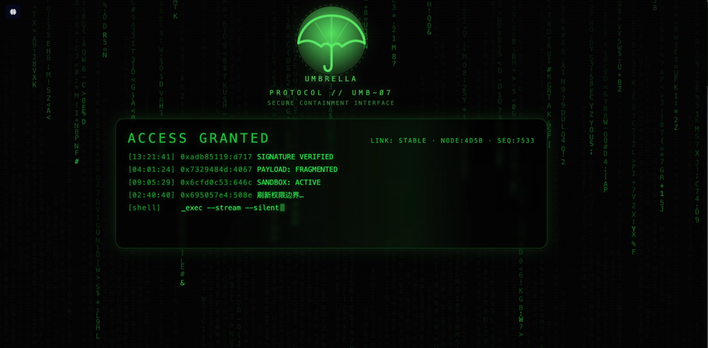 图片[1]-HTML源码 – 纯前端黑客特效单页源码-博客喵