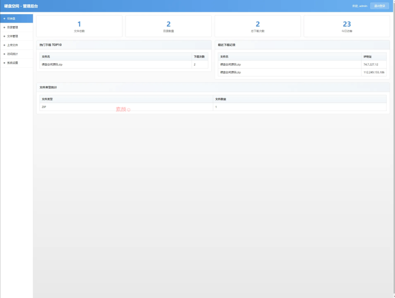 免费开源,高仿永硕E盘的个人网盘-雾祈心语